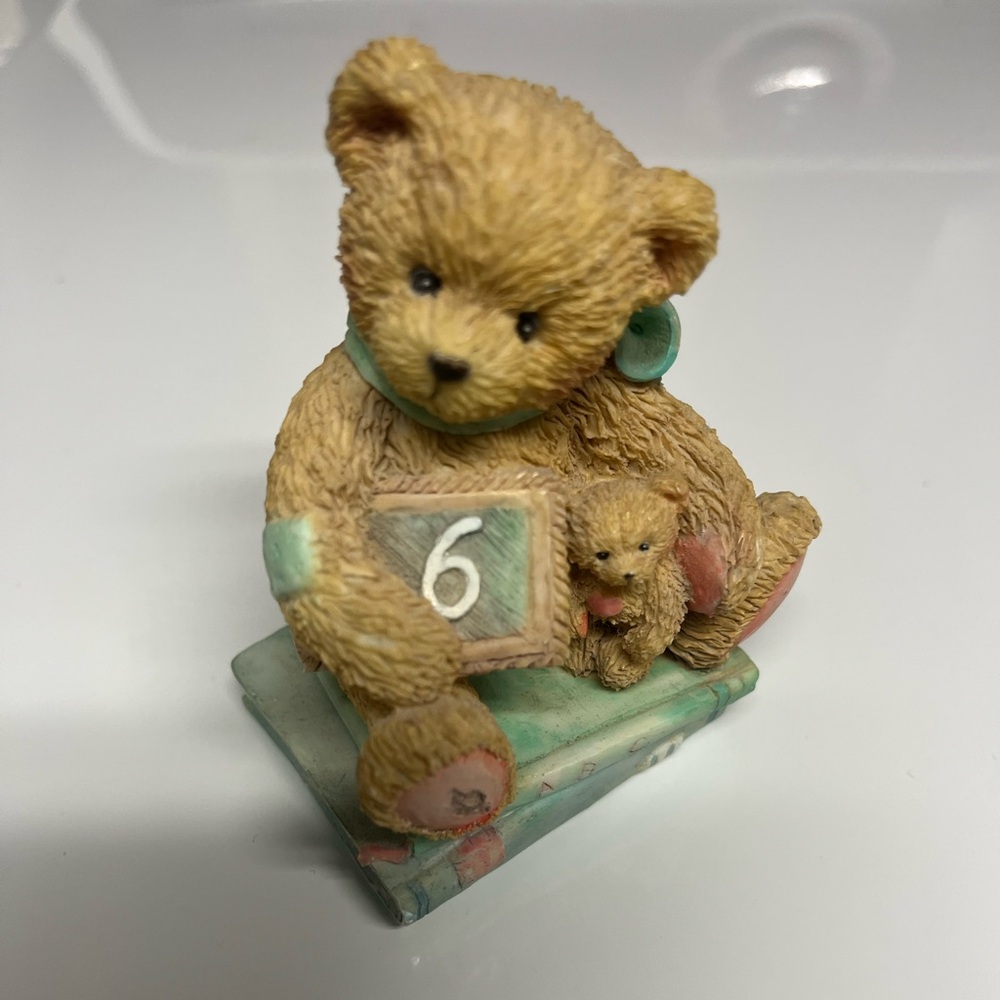 Cherished Teddies Chalking Up 6 Wishes - Age 6